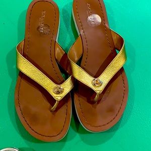 Coach flip flops
